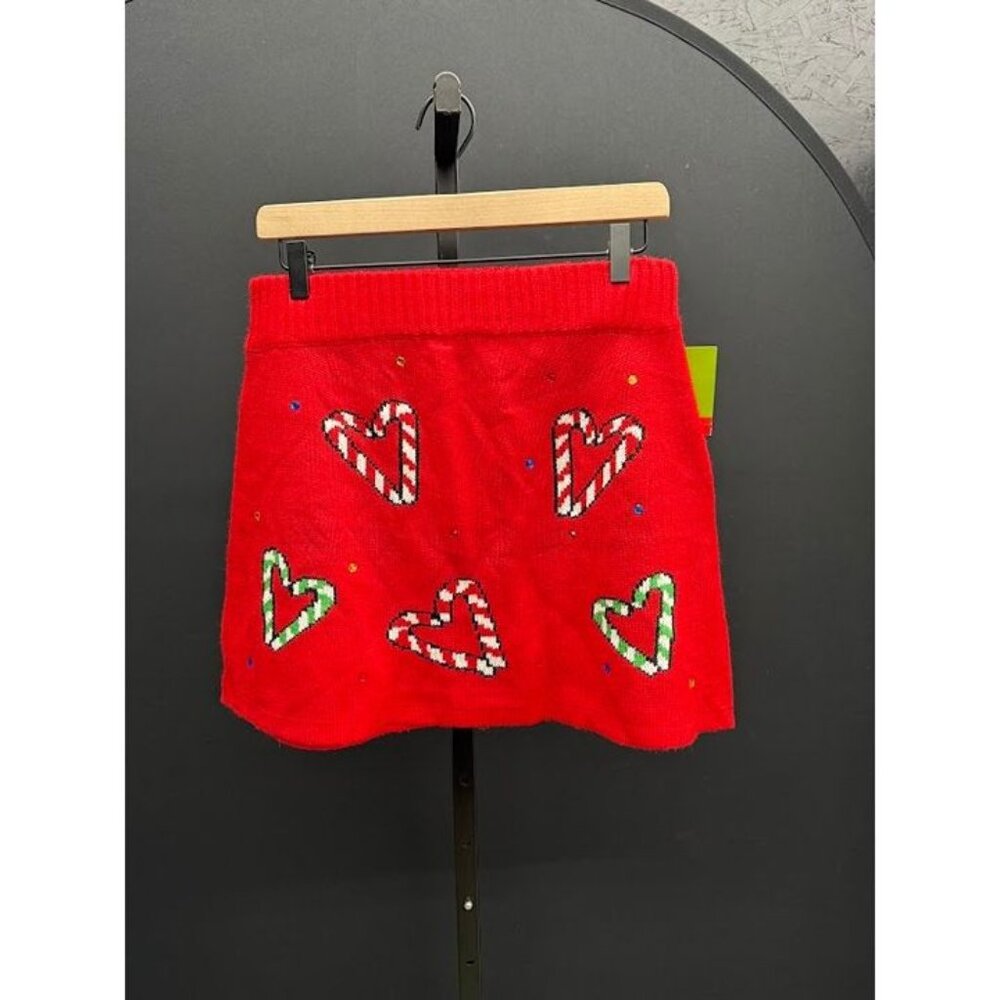 Target Christmas Candy Cane Sweater Skirt